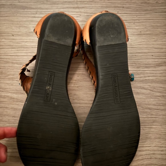 Enzo Angeiolini Turquoise Sandals Size 8.5 - Picture 3 of 3